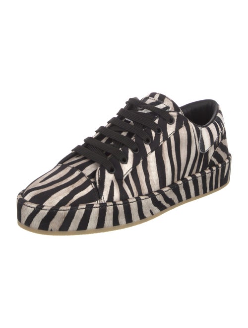 Giuseppe Zanotti Leather Animal Print Sneakers