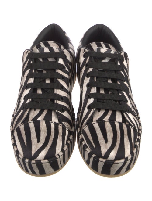 Giuseppe Zanotti Leather Animal Print Sneakers