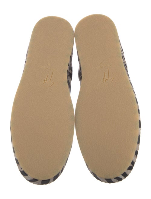 Giuseppe Zanotti Leather Animal Print Sneakers