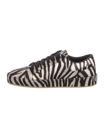 Giuseppe Zanotti Leather Animal Print Sneakers