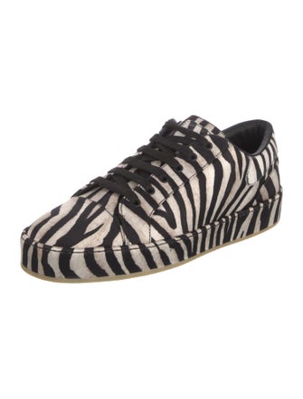 Giuseppe Zanotti Leather Animal Print Sneakers