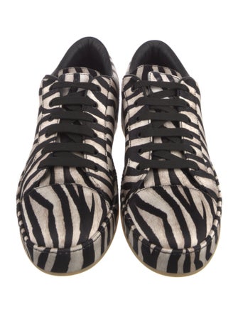 Giuseppe Zanotti Leather Animal Print Sneakers