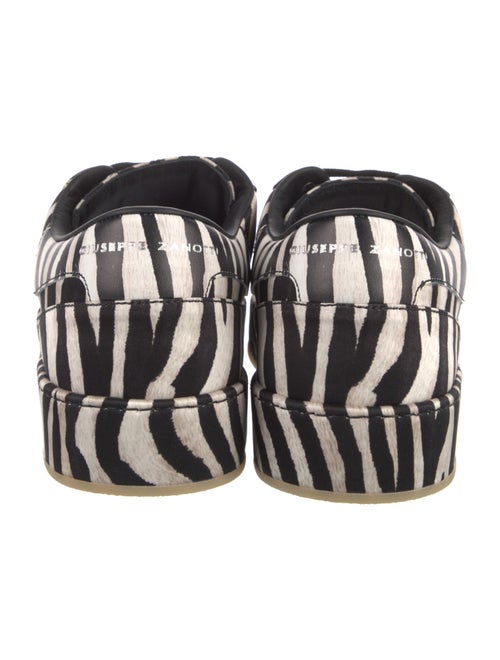 Giuseppe Zanotti Leather Animal Print Sneakers