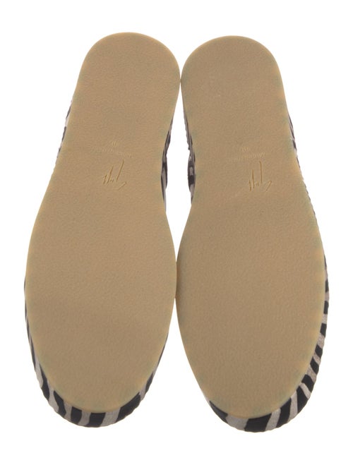 Giuseppe Zanotti Leather Animal Print Sneakers