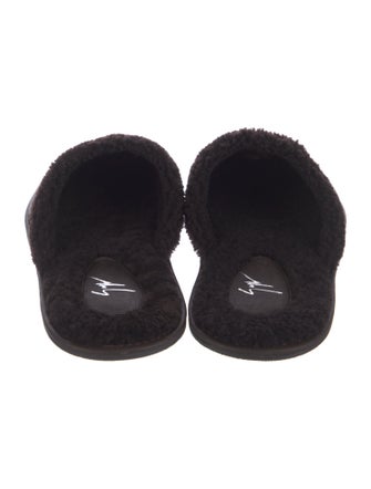 Giuseppe Zanotti Leather Slippers