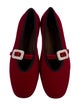 Giuseppe Zanotti Velvet Crystal Embellishments Loafers