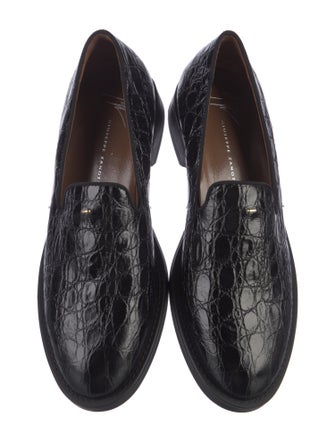 Giuseppe Zanotti Alligator Loafers