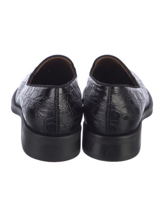 Giuseppe Zanotti Alligator Loafers