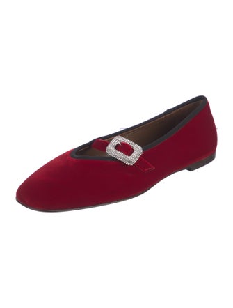 Giuseppe Zanotti Velvet Crystal Embellishments Loafers