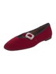 Giuseppe Zanotti Velvet Crystal Embellishments Loafers