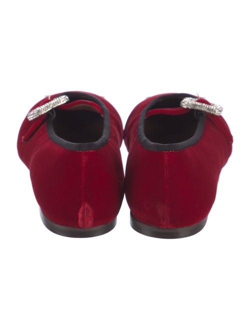 Giuseppe Zanotti Velvet Crystal Embellishments Loafers