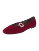 Giuseppe Zanotti Velvet Crystal Embellishments Loafers