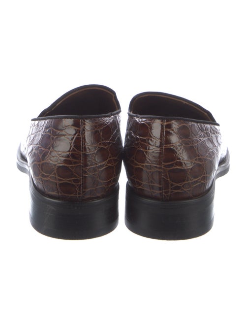 Giuseppe Zanotti Snakeskin Loafers