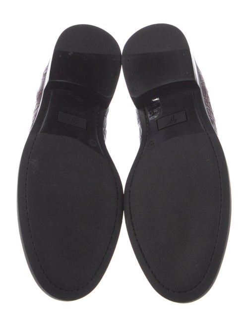 Giuseppe Zanotti Snakeskin Loafers