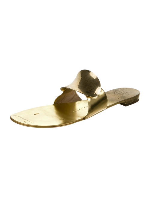Giuseppe Zanotti Leather Slides