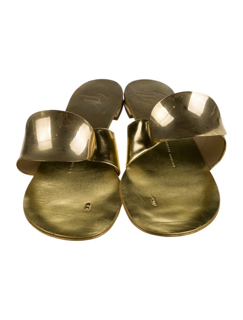 Giuseppe Zanotti Leather Slides