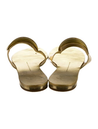 Giuseppe Zanotti Leather Slides