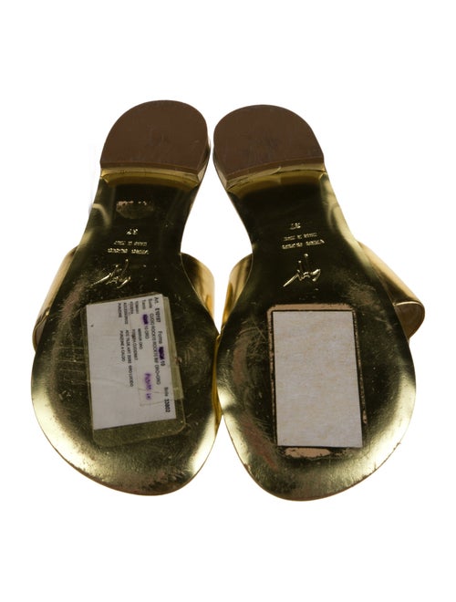 Giuseppe Zanotti Leather Slides