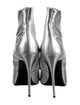 Giuseppe Zanotti Leather Pleated Accents Boots
