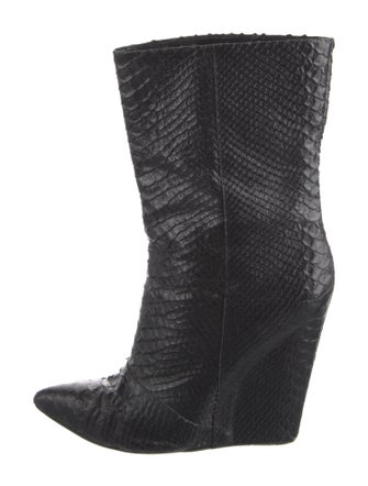 Giuseppe Zanotti Snakeskin Animal Print Boots
