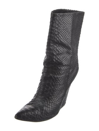 Giuseppe Zanotti Snakeskin Animal Print Boots