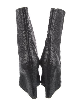 Giuseppe Zanotti Snakeskin Animal Print Boots