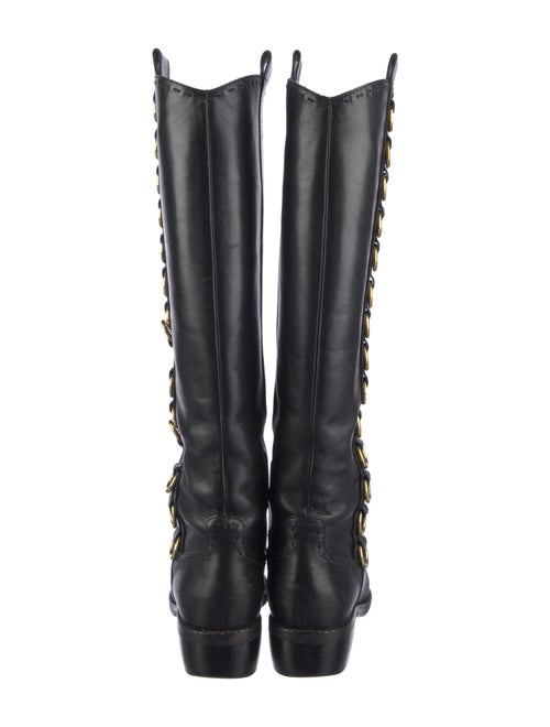 Giuseppe Zanotti Leather Riding Boots