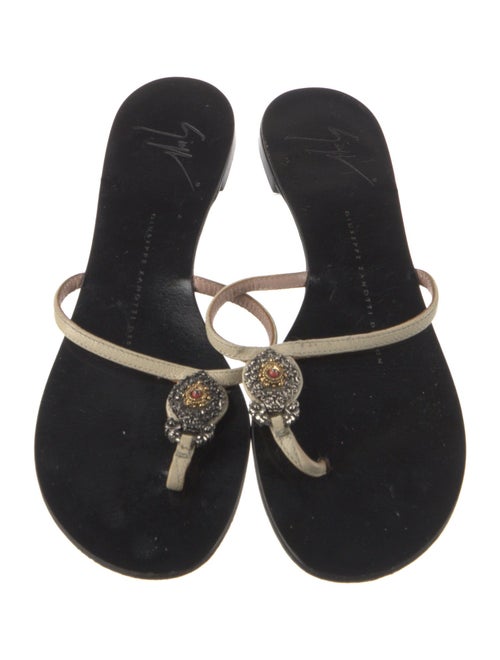 Giuseppe Zanotti Leather Slides