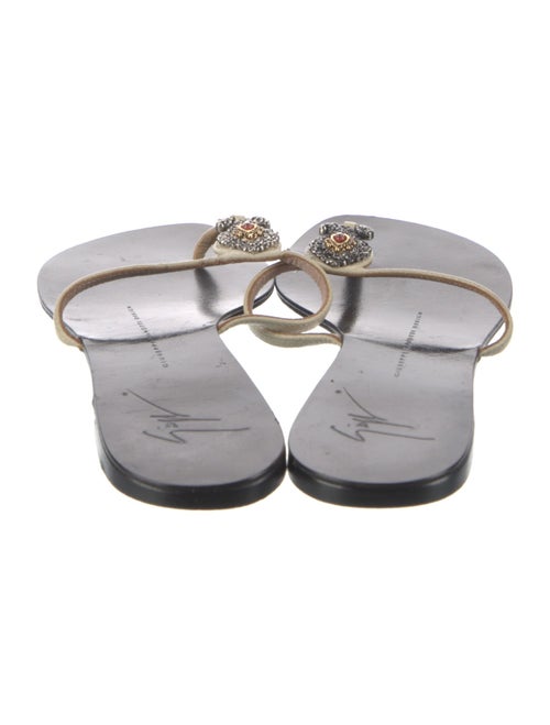 Giuseppe Zanotti Leather Slides