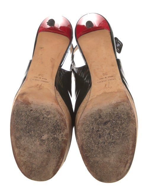 Giuseppe Zanotti Patent Leather Slingback Pumps