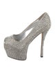Giuseppe Zanotti Suede Crystal Embellishments Pumps