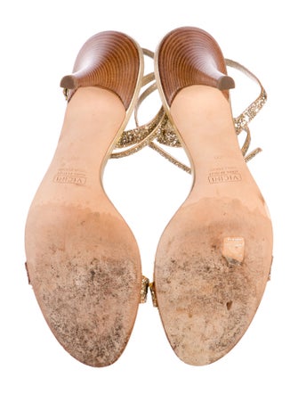 Giuseppe Zanotti Glitter Crystal Embellishments Sandals