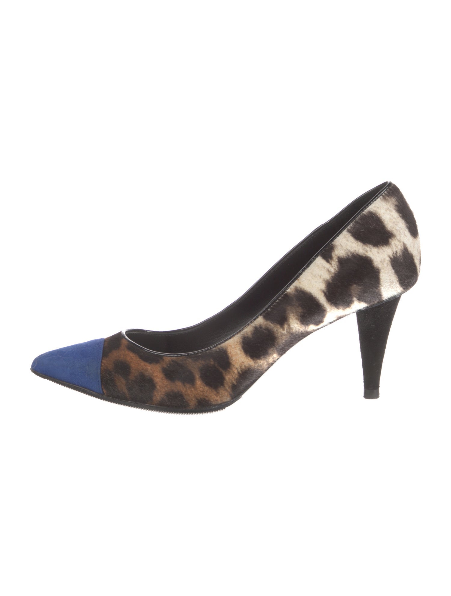 Giuseppe Zanotti Ponyhair Animal Print Pumps