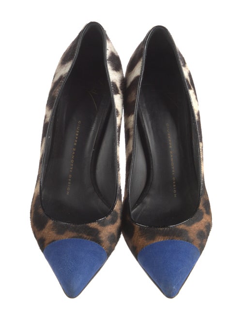Giuseppe Zanotti Ponyhair Animal Print Pumps
