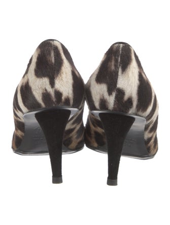 Giuseppe Zanotti Ponyhair Animal Print Pumps