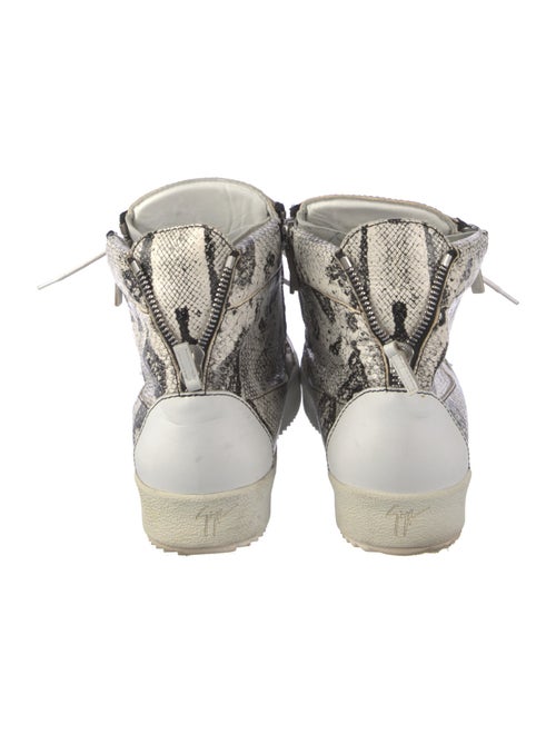 Giuseppe Zanotti Embossed Leather Printed Sneakers