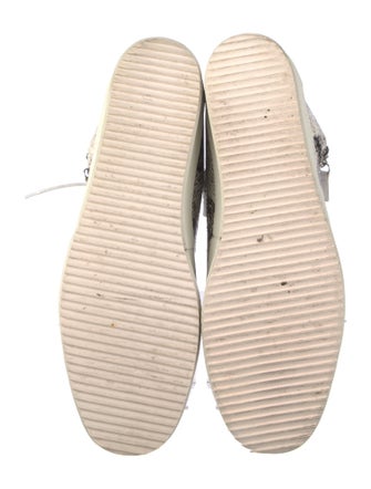 Giuseppe Zanotti Embossed Leather Printed Sneakers