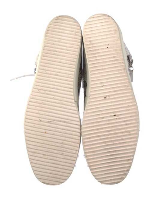 Giuseppe Zanotti Embossed Leather Printed Sneakers