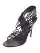 Giuseppe Zanotti Leather Crystal Embellishments Gladiator Sandals