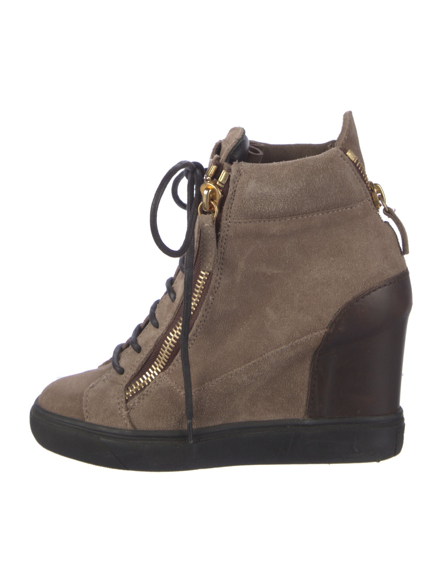Giuseppe Zanotti Suede Lace-Up Boots
