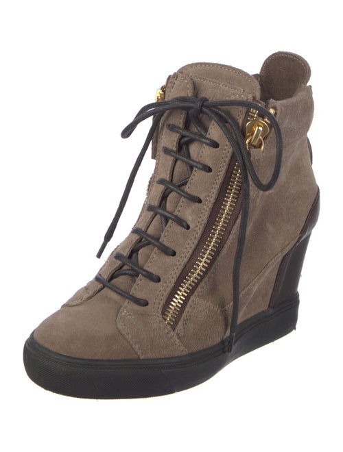 Giuseppe Zanotti Suede Lace-Up Boots