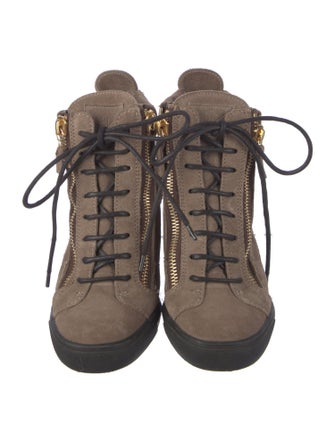 Giuseppe Zanotti Suede Lace-Up Boots