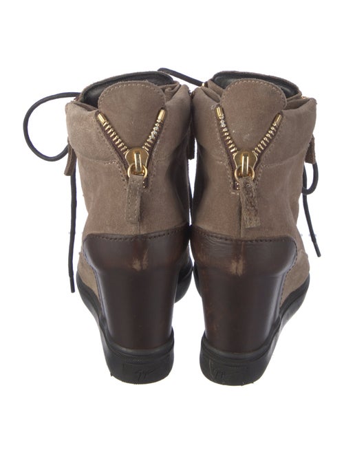 Giuseppe Zanotti Suede Lace-Up Boots