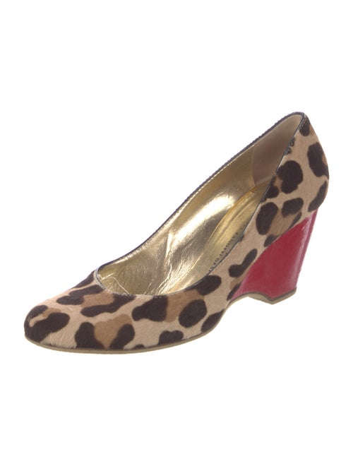 Giuseppe Zanotti Ponyhair Animal Print Pumps