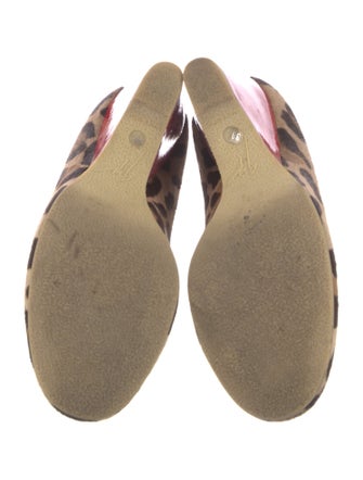 Giuseppe Zanotti Ponyhair Animal Print Pumps