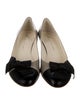 Giuseppe Zanotti Leather Bow Accents Pumps