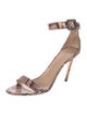 Giuseppe Zanotti Snakeskin Animal Print Sandals