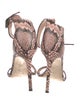 Giuseppe Zanotti Snakeskin Animal Print Sandals