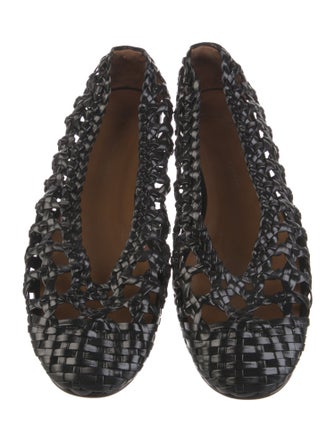 Giuseppe Zanotti Leather Printed Ballet Flats