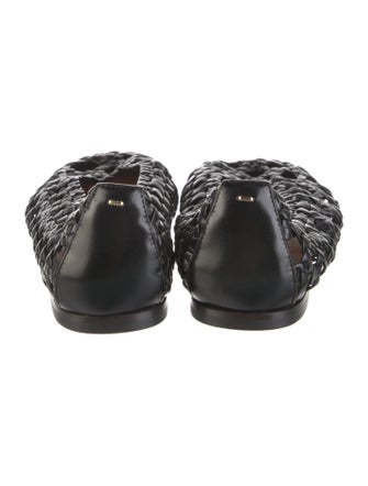 Giuseppe Zanotti Leather Printed Ballet Flats